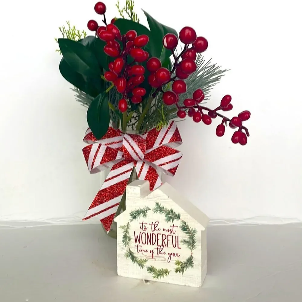 409A - BRIGHT HOLIDAY DISPLAY SHELF SITTER‎